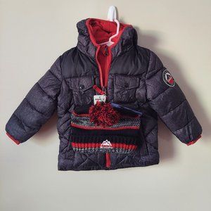 Brand new with tags Boys Snozu coat with matching hat